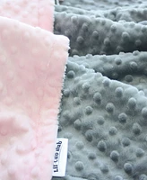 Lil' Cub Hub Minky Baby Girl Blanket