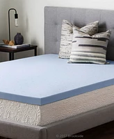 Brookside 2.5" Gel Infused Memory Foam Mattress Topper, Full