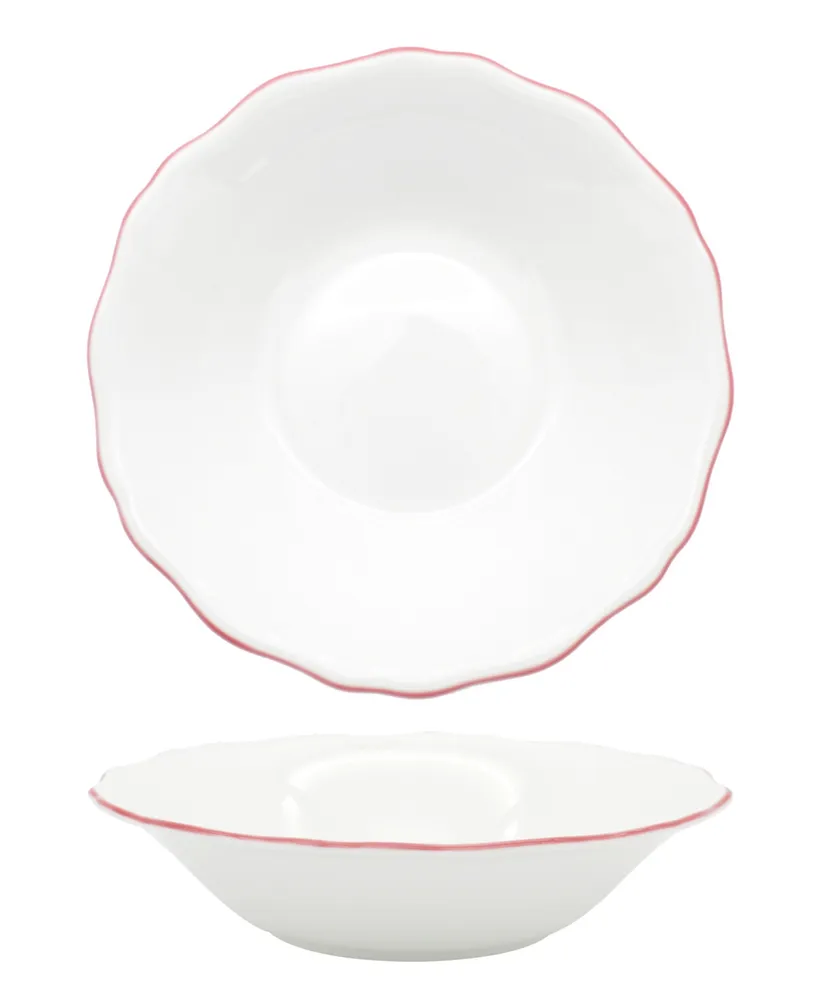 Twig New York Amelie Roseate Rim Set of 2 Soup/Pasta Bowl