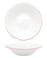 Twig New York Amelie Roseate Rim Set of 2 Soup/Pasta Bowl