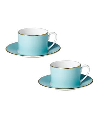 Twig New York Charlotte Cups & Saucers - Set of 2