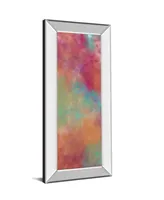 Classy Art Vapor Il. B by Jason Johnson Mirror Framed Print Wall Art - 18" x 42"