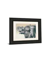 Classy Art Elephant by Peter Moustakas Framed Print Wall Art - 22" x 26"