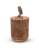 Vagabond House Owl Wood Canister