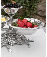 Arthur Court Designs Aluminum Grape Tiered 3-Bowls