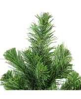 Northlight 18" Mini Pine Artificial Christmas Tree in Burlap Base - Unlit