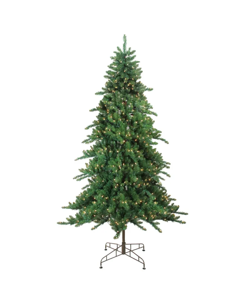 Northlight 7.5' Pre-Lit Eden Spruce Artificial Christmas Tree - Clear Lights
