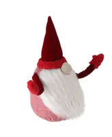 Northlight 11.5" Shapely Sammy Red and White Christmas Santa Gnome Figure