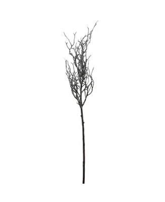 Northlight 43" Frosted and Glittered Artificial Poplar Tree Branch