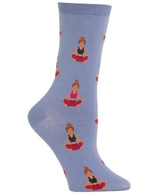 Hot Sox Women's Meditation Crew Socks