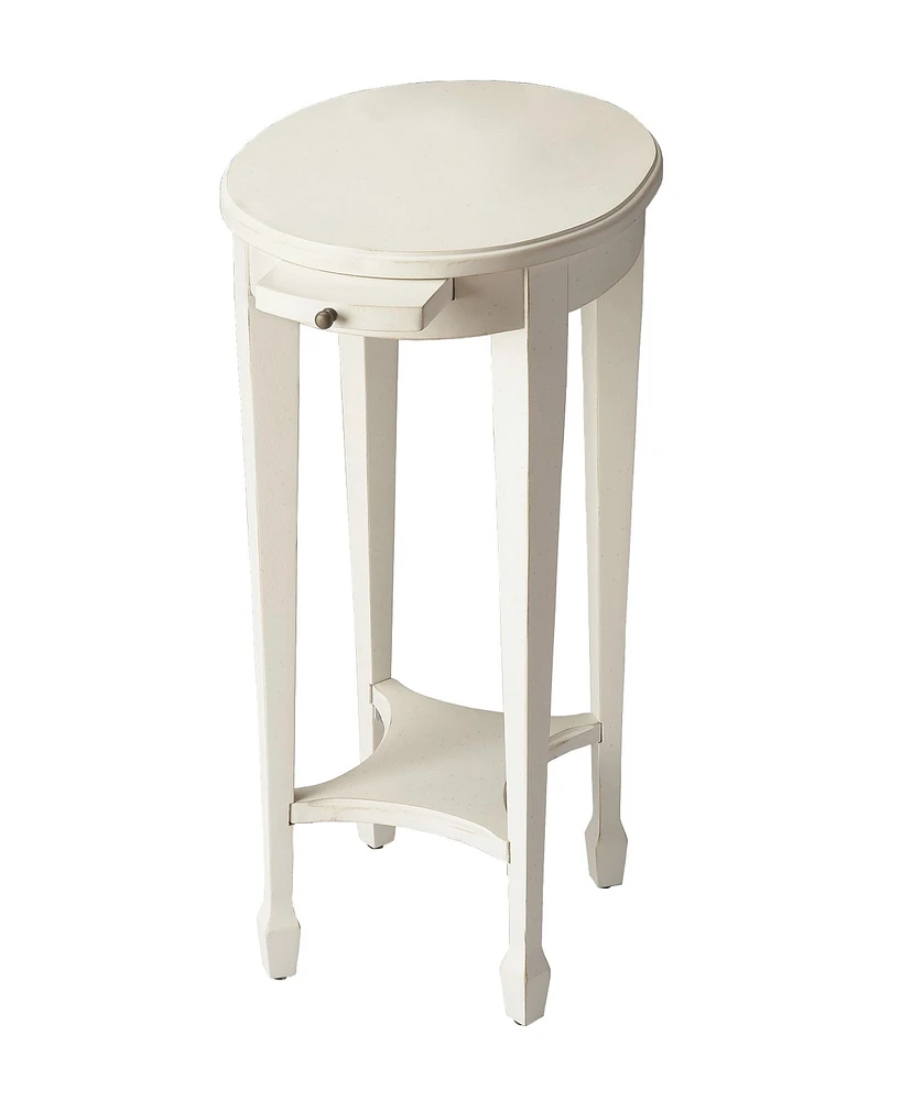 Arielle White Accent Table