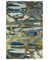 Kaleen Brushstrokes Blue Area Rug Collection