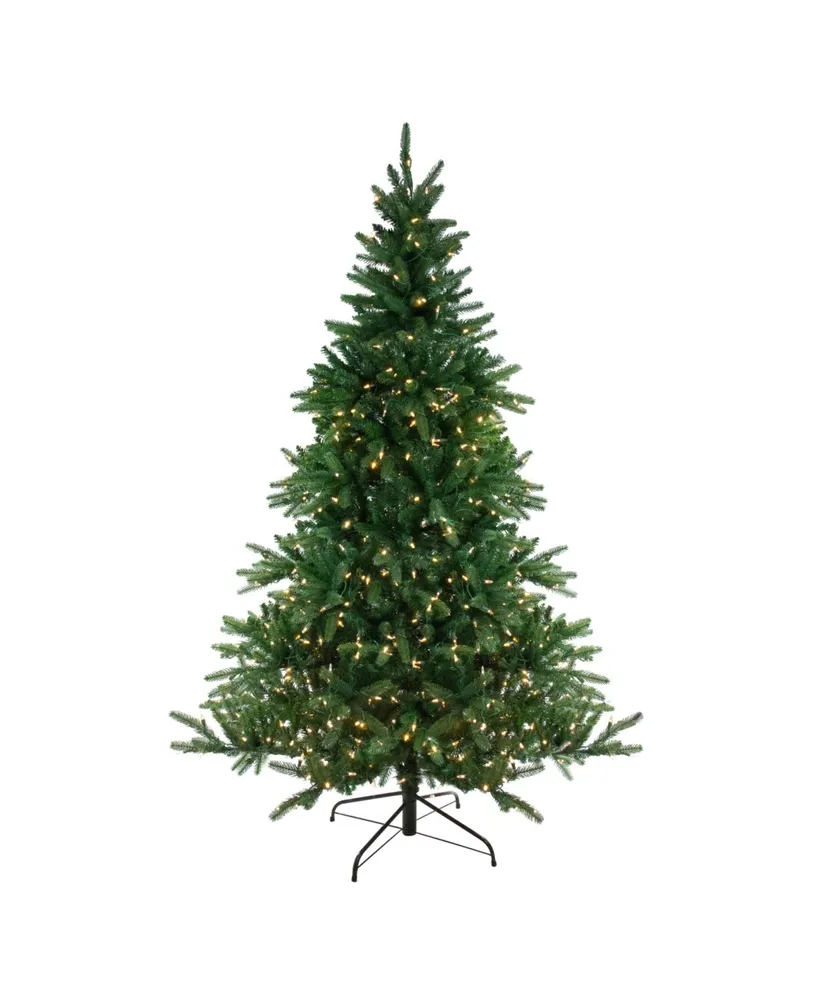 Northlight 9' Pre-Lit Led Instant Connect Noble Fir Artificial Christmas Tree - Dual Lights