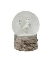 Northlight 5.5" Musical White Doves on a Branch Christmas Snow Globe