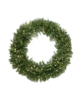 Northlight 36" Pre-Lit Northern Pine Artificial Christmas Wreath