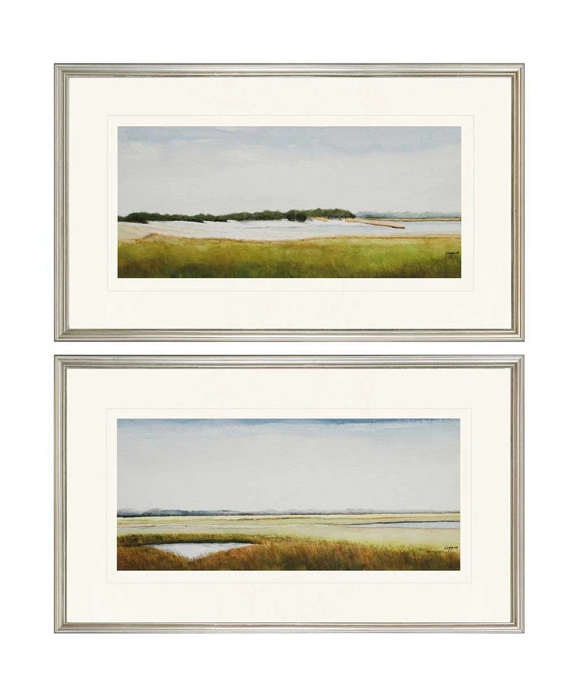 Paragon Marshlands Ii Framed Wall Art Set of 2, 18" x 30"