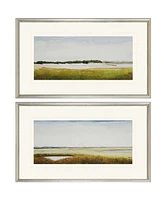 Paragon Marshlands Ii Framed Wall Art Set of 2, 18" x 30"