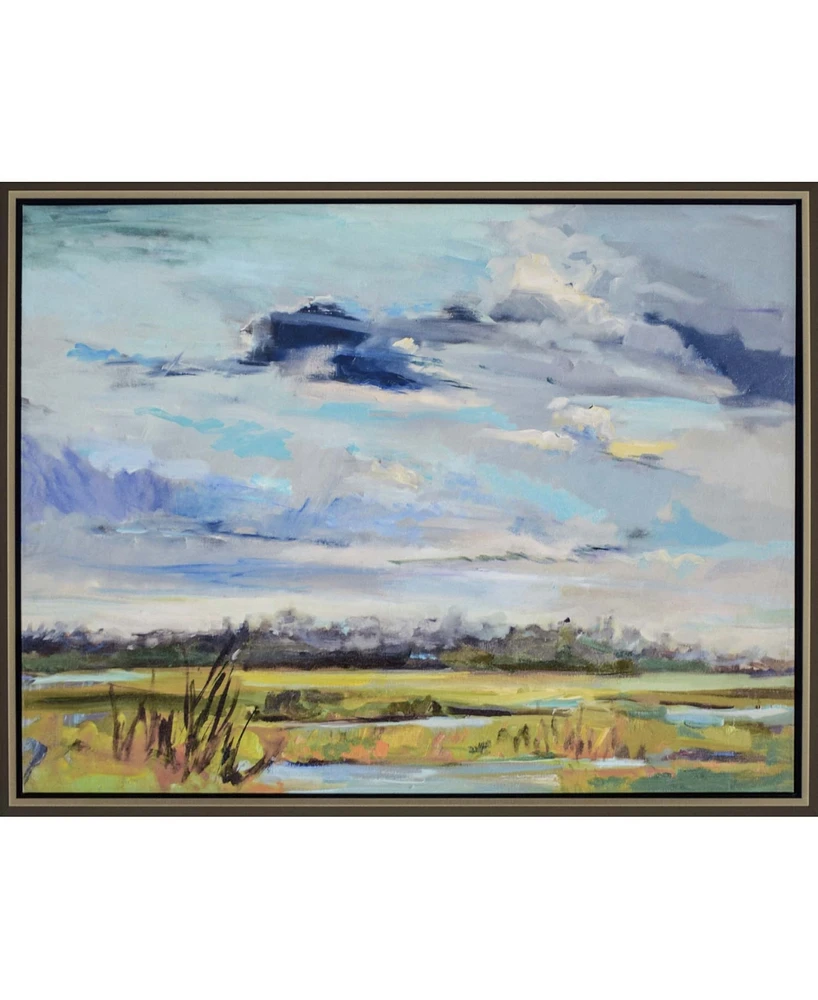 Paragon Marsh Skies Framed Wall Art, 39" x 51"