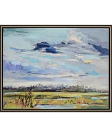 Paragon Marsh Skies Framed Wall Art, 39" x 51"