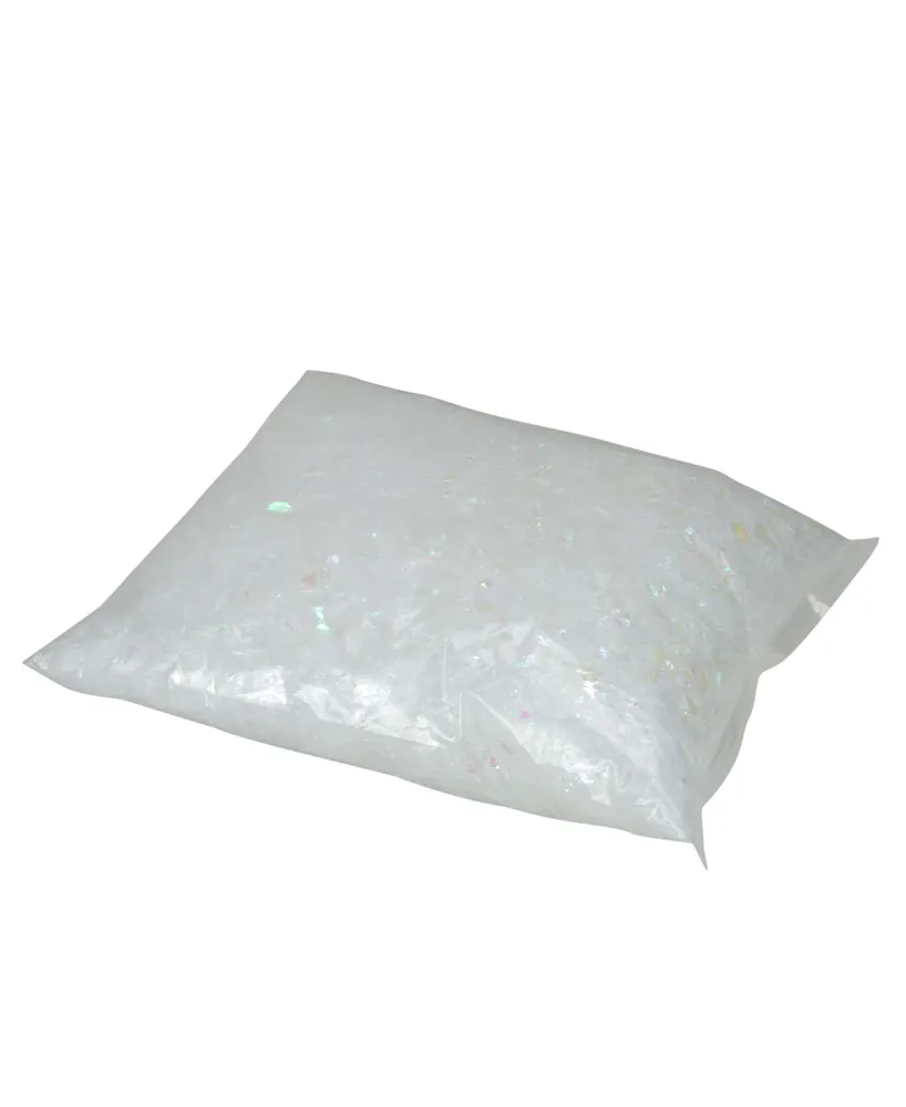 Northlight White Artificial Powder Snow Flakes for Christmas Crafts and Decorating 16 oz.