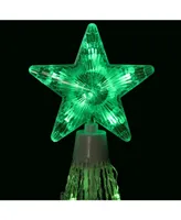 Northlight 9' Green Led Lighted Show Cone Christmas Tree Oudoor Decoration