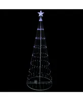 Northlight 6' Pure White Led Lighted Show Cone Christmas Tree Outdoor Decoration