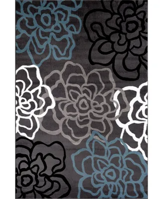 Main Street Rugs Montane Mon108 Gray 5'3" x 7'3" Area Rug