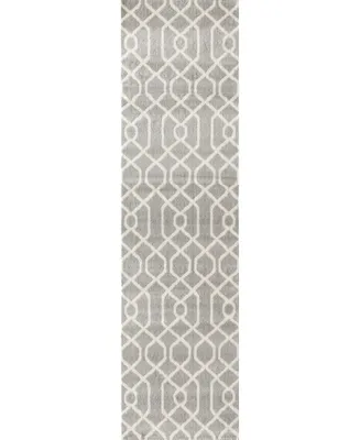 Main Street Rugs Haven Hav9105 Gray 2' x 7'2" Runner Rug