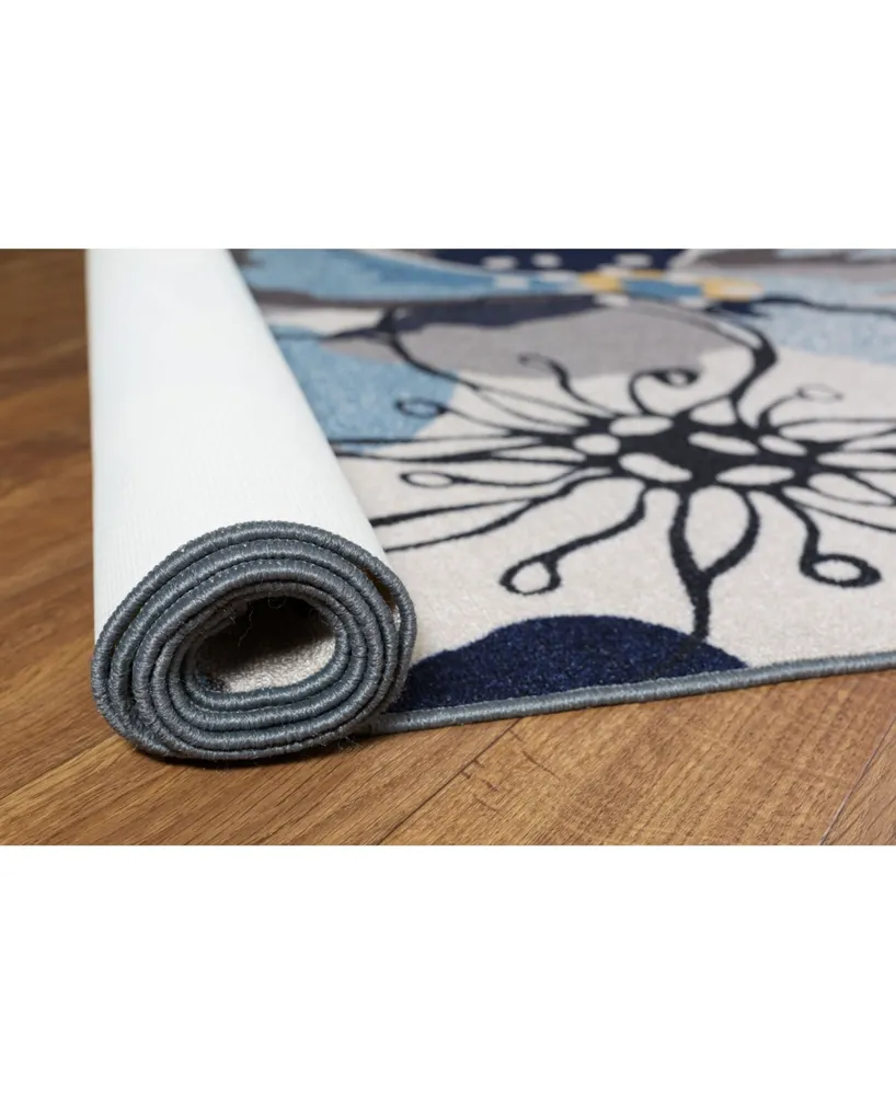 Main Street Rugs Laicos Lai505 Gray 5'3" x 7'3" Area Rug