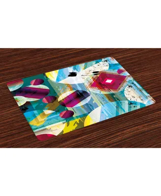 Ambesonne Modern Art Place Mats