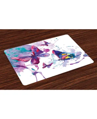 Ambesonne Butterfly Place Mats