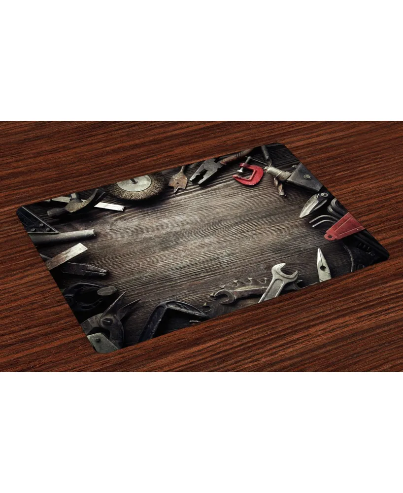 Ambesonne Industrial Place Mats