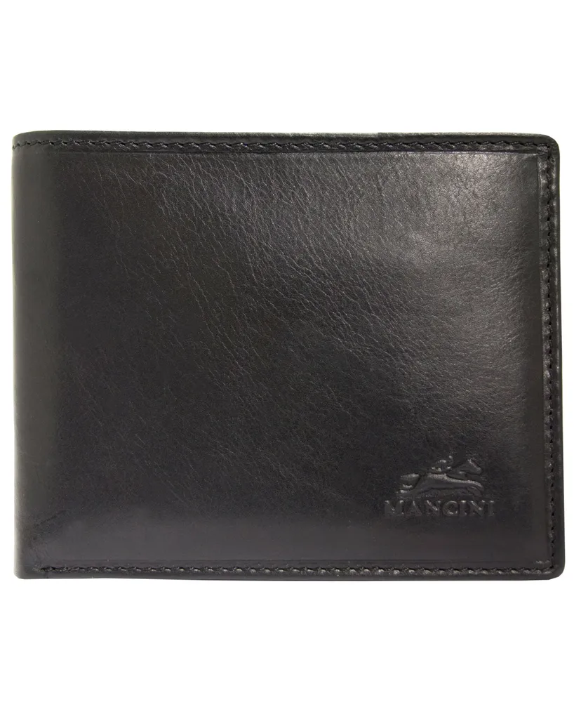 Men's Mancini Boulder Collection Rfid Secure Billfold with Removable Left Wing Passcase