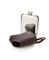 Viski Stainless Steel Flask and Traveling Case