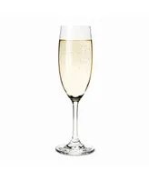 True Brands Cuvee Champagne Flutes, Set of 4