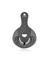 Viski Black Gunmetal Hawthorne Strainer