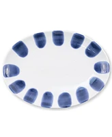 Vietri Santorini Dot Small Oval Platter