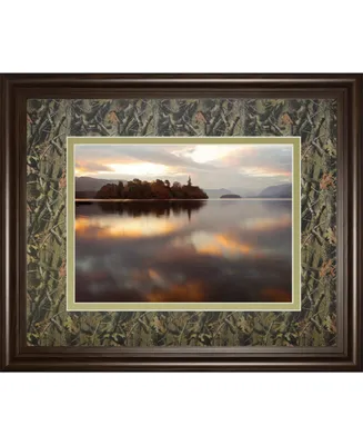 Classy Art Golden Lake by Peter Adams Framed Print Wall Art, 34" x 40"
