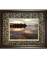 Classy Art Golden Lake by Peter Adams Framed Print Wall Art
