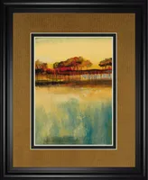 Classy Art October Sky Ii by George Framed Print Wall Art, 34" x 40"