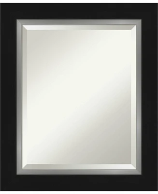 Amanti Art Eva Silver-tone Framed Bathroom Vanity Wall Mirror
