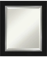 Amanti Art Eva Silver-tone Framed Bathroom Vanity Wall Mirror
