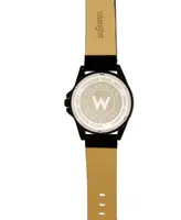 Wrangler Men's Watch, 48MM Black Case, Compass Directions on Bezel, White Dial, Black Arabic Numerals, Multi