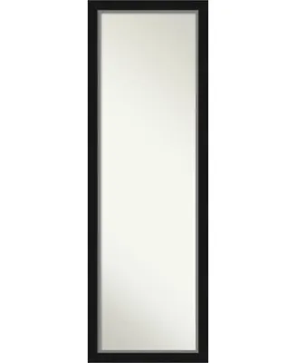 Amanti Art Eva Silver-tone on The Door Full Length Mirror