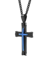 Macy's Men's Stacked Cross Pendant Necklace