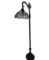 Amora Lighting Tiffany-Style Reading Floor Lamp