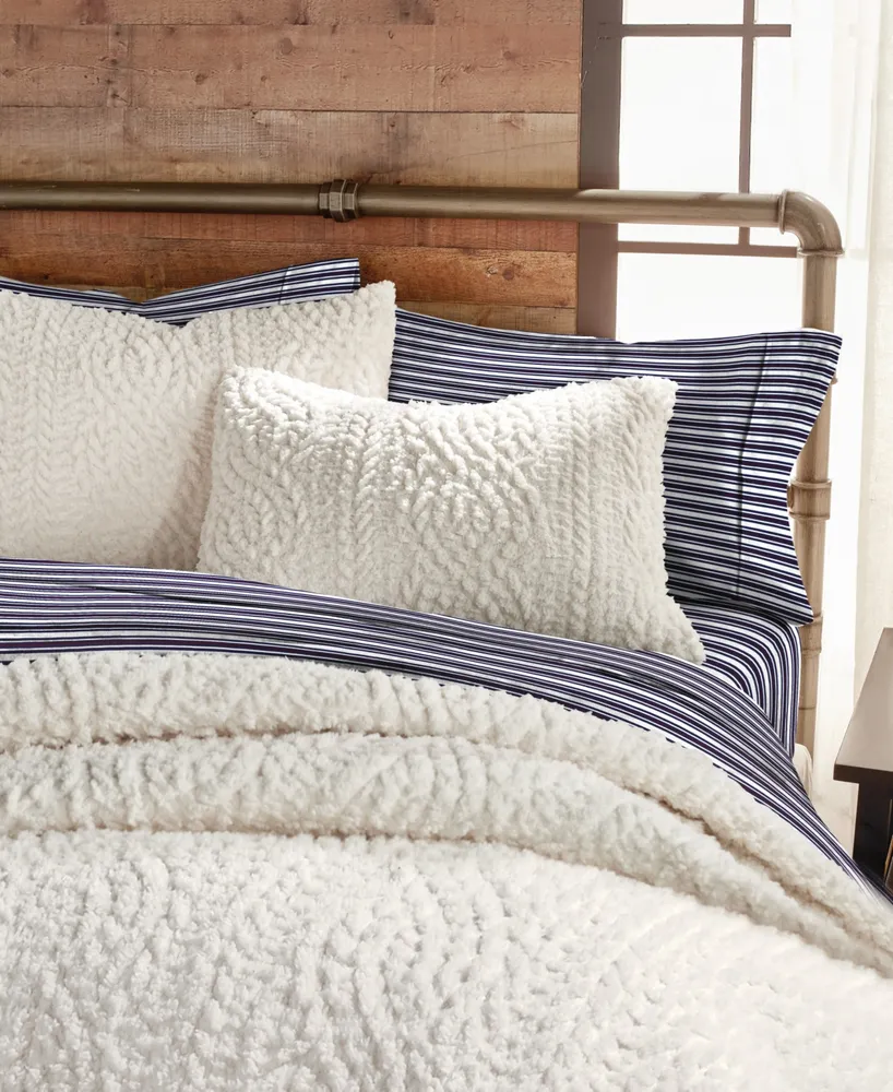 King River Stripe Comforter & Sham Set Navy - G.h. Bass & Co. : Target