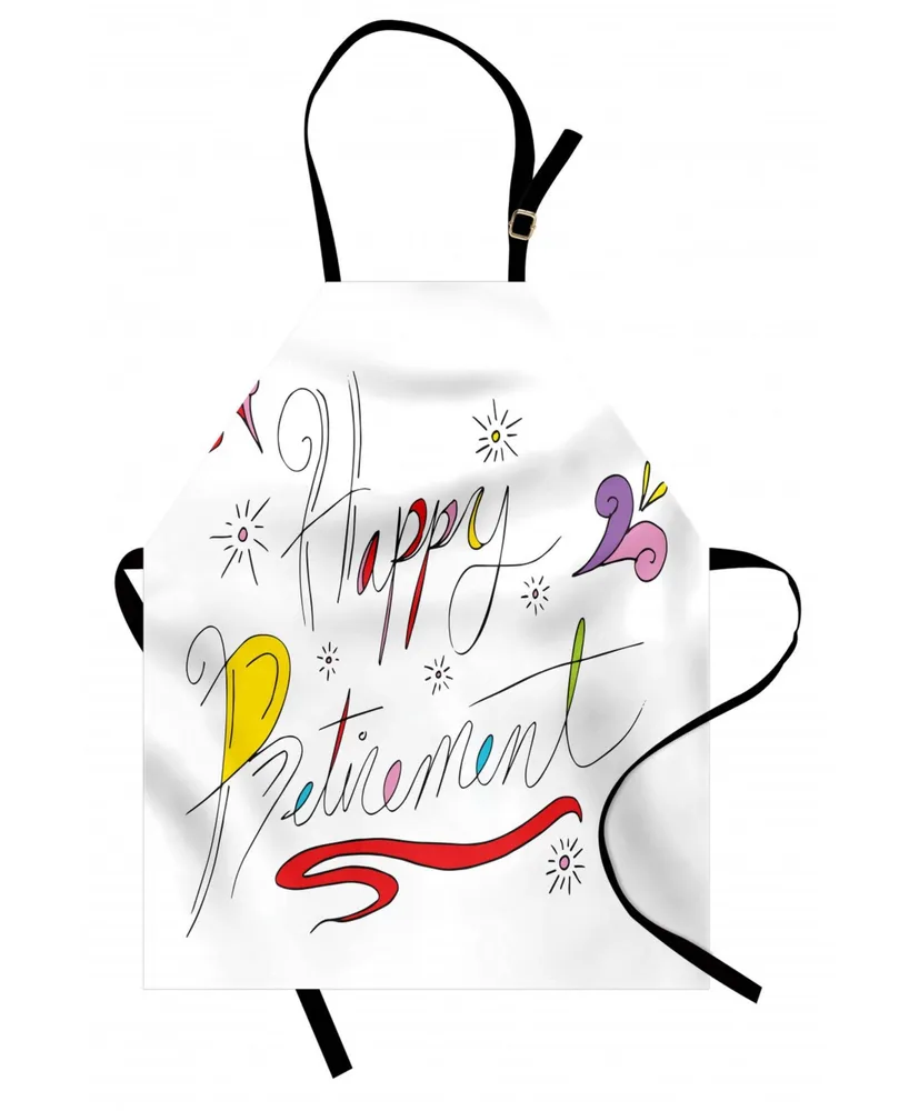 Ambesonne Retirement Party Apron