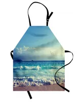 Ambesonne Tropical Island Apron