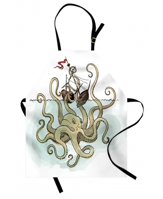 Ambesonne Kraken Apron